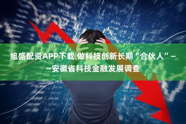 旭盛配资APP下载 做科技创新长期“合伙人”——安徽省科技金融发展调查
