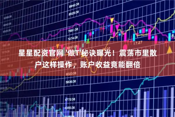 星星配资官网 '做T'秘诀曝光！震荡市里散户这样操作，账户收益竟能翻倍